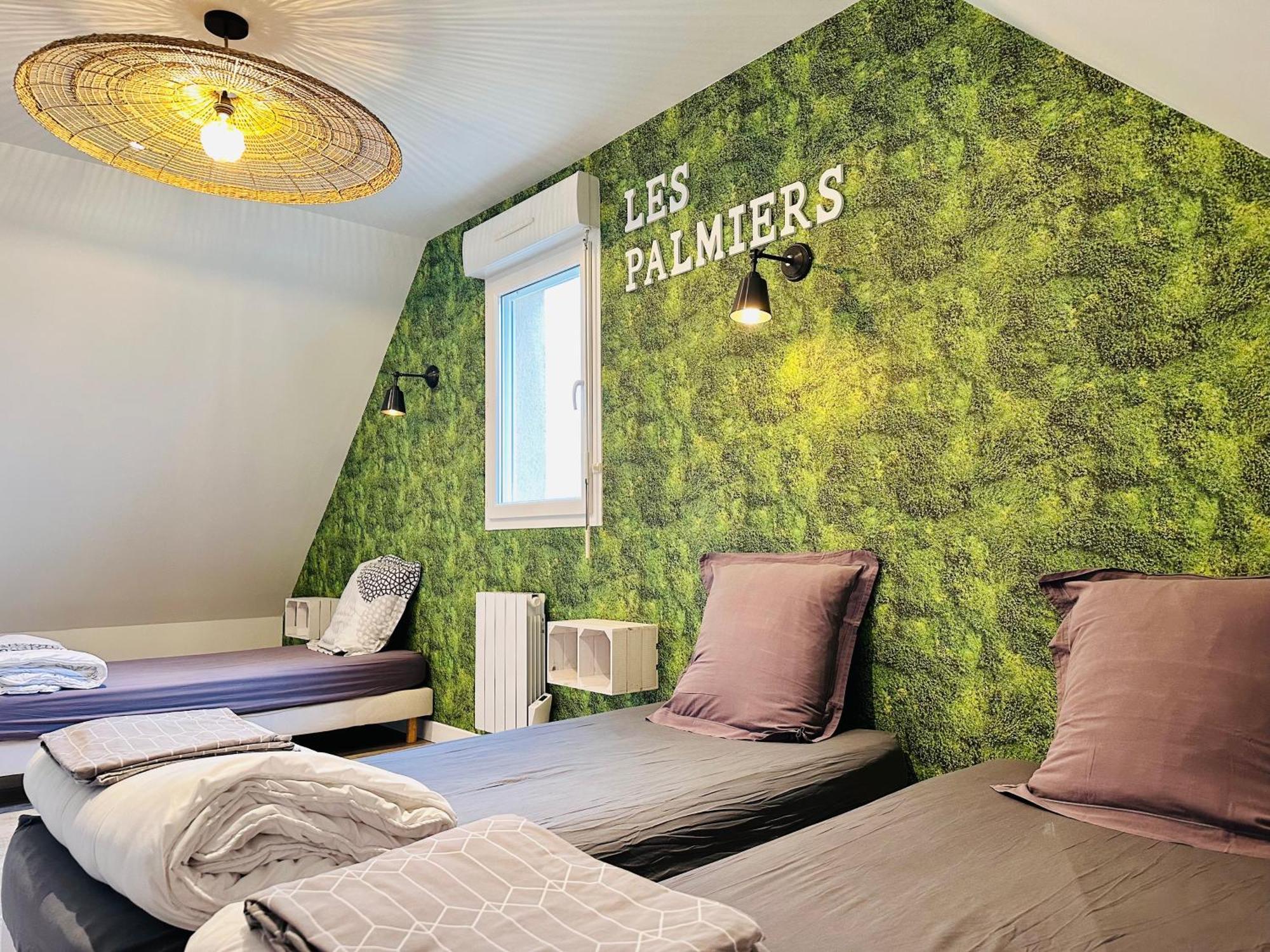 Les Palmiers Gite 7 Personnes Plages Du Debarquement กรองด์คอมป์-เมซี ภายนอก รูปภาพ